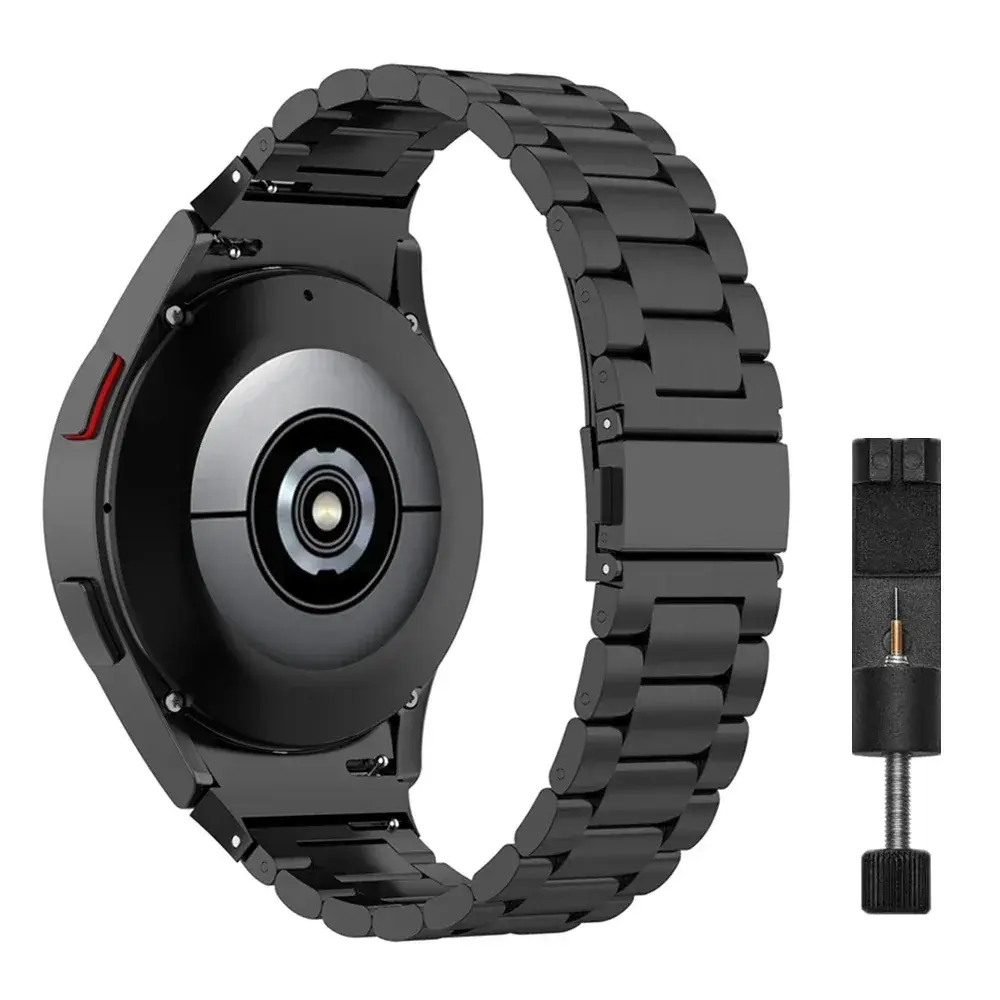 No Gaps Stainless Steel Band for Samsung Galaxy Watch7 6 4 Classic 46mm 47mm/Watch4 5 pro 44mm 40mm Strap Curved end Bracelet