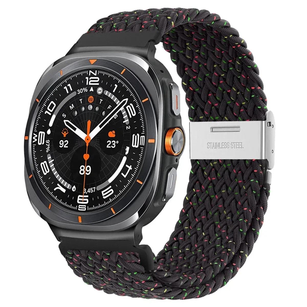 Sports Trail Band For Samsung Galaxy Watch Ultra 47mm Nylon Loop Strap Correa For Samsung Galaxy Ultra 47mm LTE No Gaps Bracelet