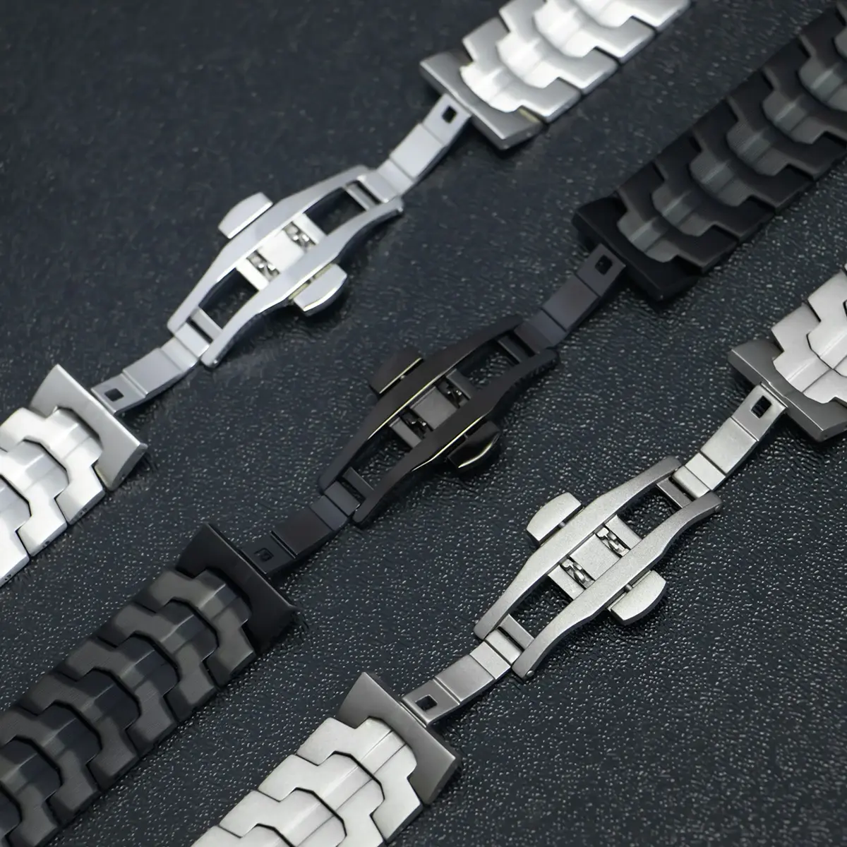 Steel Strap for Huami Amazfit T-rex 3/2 Trex Pro Metal Watch Band for Amazfit T-Rex Ultra Butterfly clasp Smartwatch Accessories