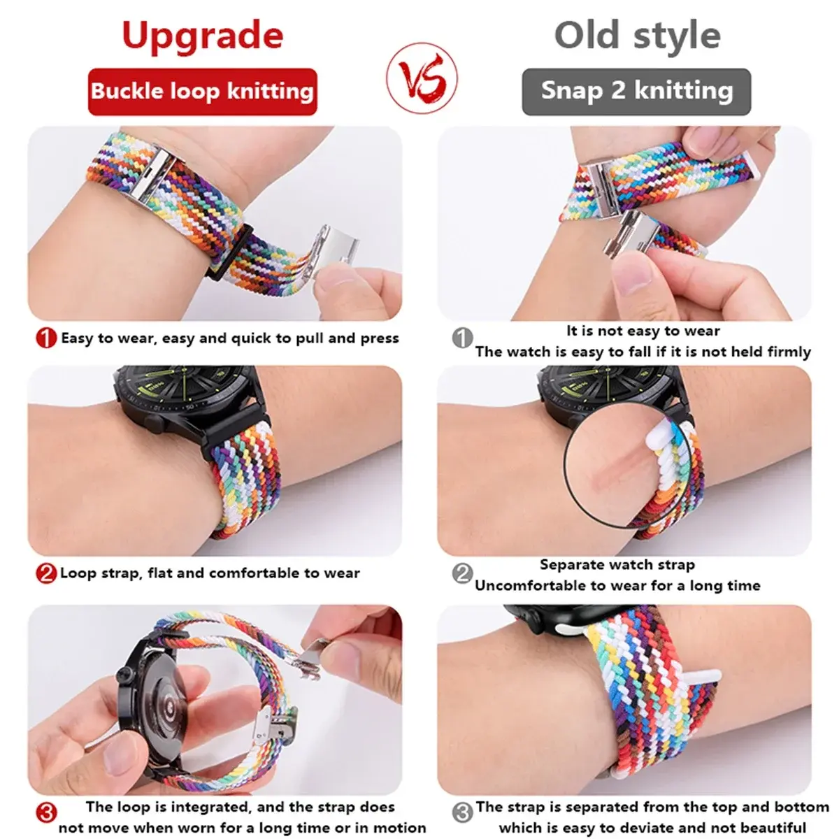 Sports Trail Band For Samsung Galaxy Watch Ultra 47mm Nylon Loop Strap Correa For Samsung Galaxy Ultra 47mm LTE No Gaps Bracelet
