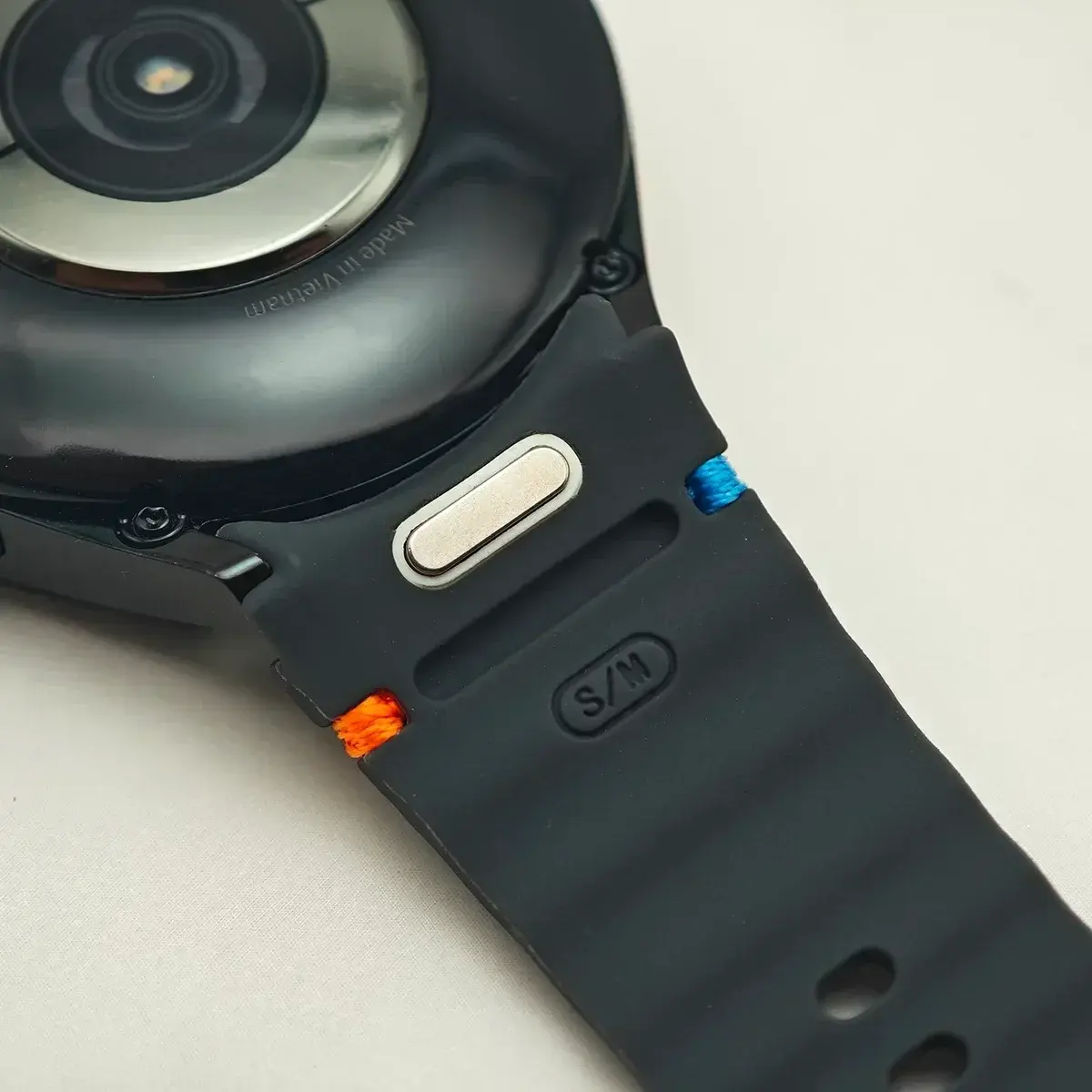 Official 1:1 Silicone Strap for Samsung Galaxy Watch 7 6 5 4 44mm 40mm 5Pro 45mm Band Galaxy Watch 6 4Classic 43mm 47mm Bracelet