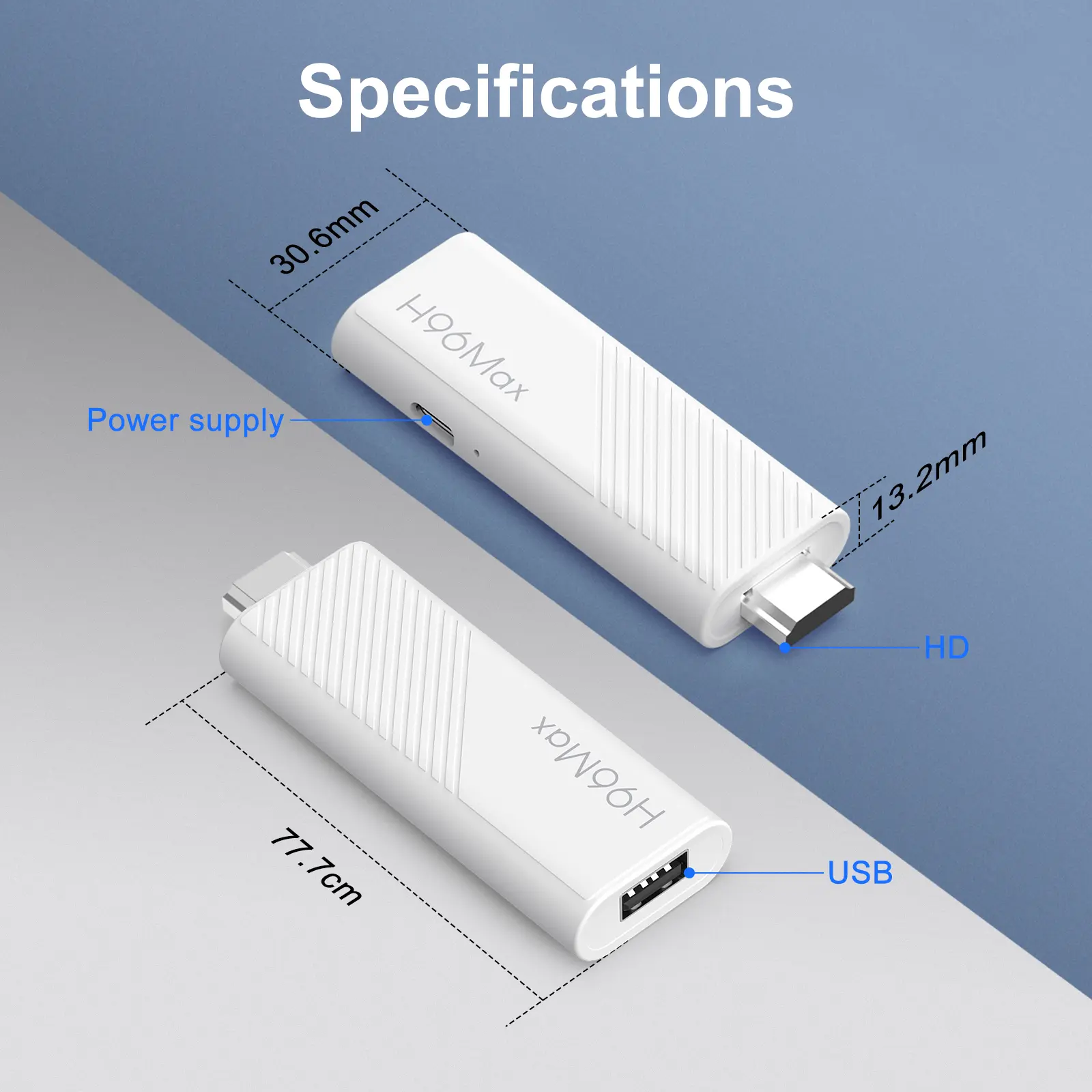 Android TV Stick H96 MAX Allwinner H313 with 4K HDR 2.4G 5G wifi6 2GB 8GB 16GB Voice Remote