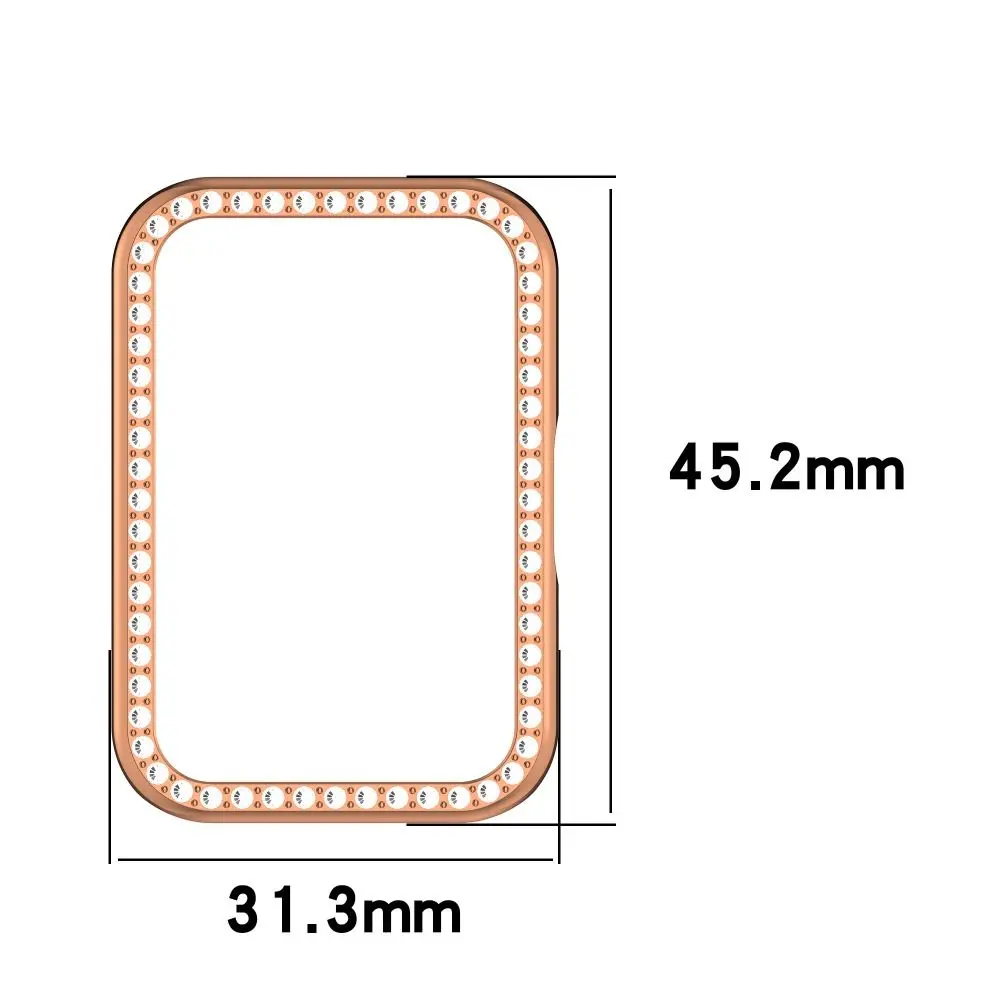 Protector Bling PC Hollow Case For Samsung Galaxy Fit 3 Samrt Watch Strap Diamond Crystal Bumper Protective Cover Screen