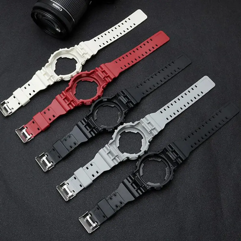 For Casioak GA-110 GA100 GD-120 Watch Strap case for Casio gshock Men Matte Wristwatch Sport Resin Silicone Case Band