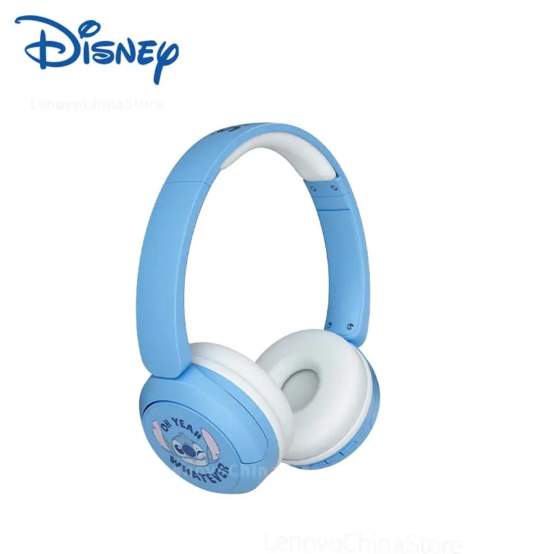 Disney Stitch Cute Kids Headphones HIFI Stereo Sound Foldable Earphones X6 Wireless Bluetooth Headsets Anime Cartoon Kids Gifts