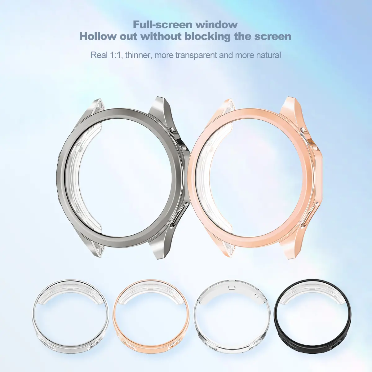 PC Case for Huawei Watch GT4  Accessory PC All-around Bumper Digital Protective Cover + Screen Protector for Huawei GT4 46/41mm