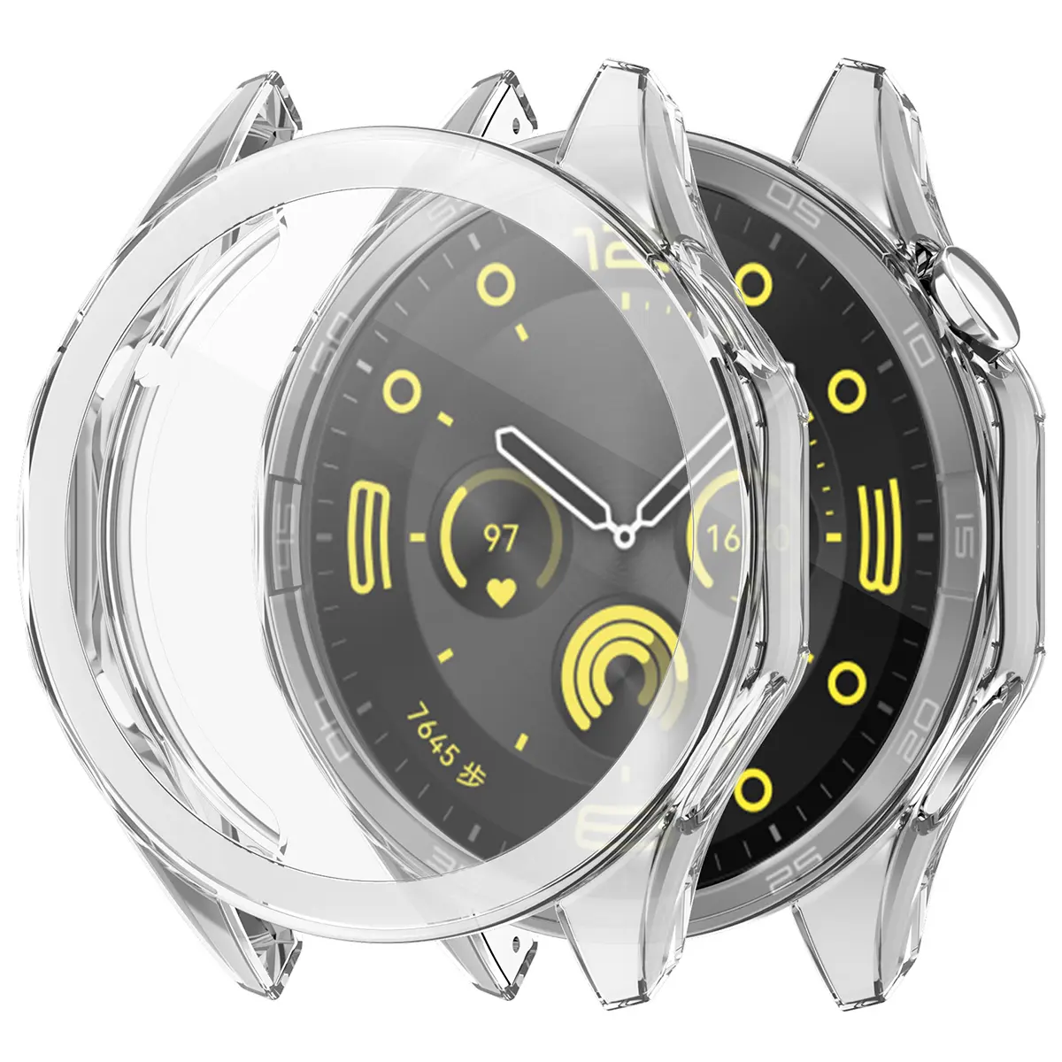 PC Case for Huawei Watch GT4  Accessory PC All-around Bumper Digital Protective Cover + Screen Protector for Huawei GT4 46/41mm