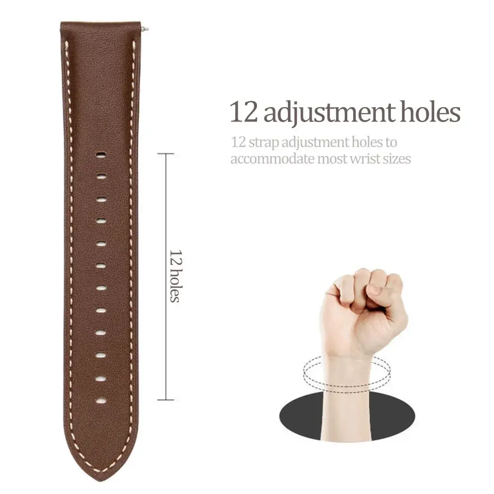 Origina Leather Watchband For Huawei watch Gt3 46mm GT2 Pro/GT 2e/GT2 46mm/GT3 Pro GT Runner 22MM Universal Leather Strap
