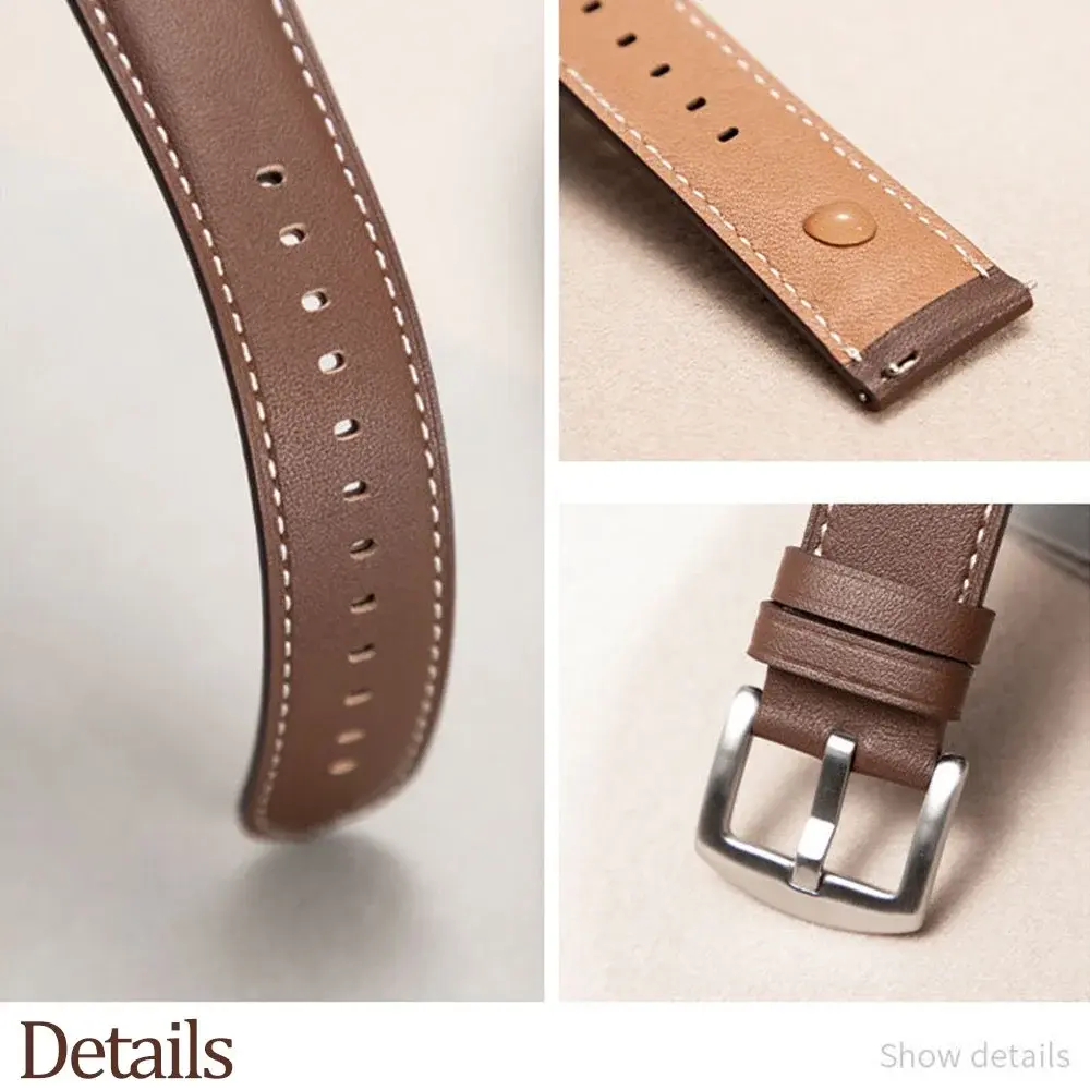 Origina Leather Watchband For Huawei watch Gt3 46mm GT2 Pro/GT 2e/GT2 46mm/GT3 Pro GT Runner 22MM Universal Leather Strap