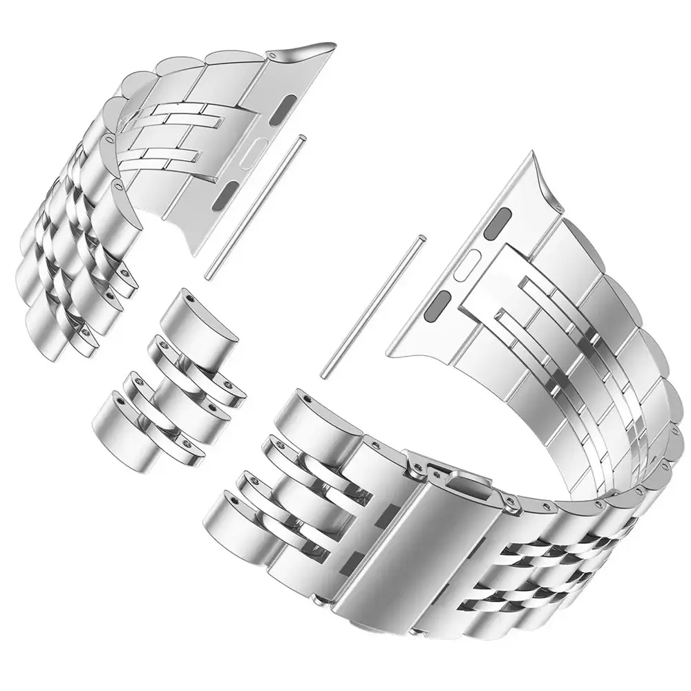 Stainless Steel Strap for Apple Watch Ultra2 49mm 46mm 45mm 41mm 44mm 40 42 38mm Metal Band for IWatch Series10 9 8 7 SE 6 5 4 3