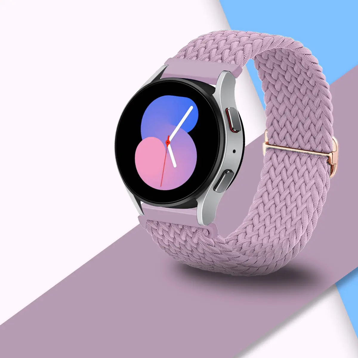 20mm/22mm Band For Samsung Galaxy Watch 4/5/6/7/5pro/6 Classic/gear s3/active 2 Braided Solo loop bracelet Huawei GT2e 3 4 Strap