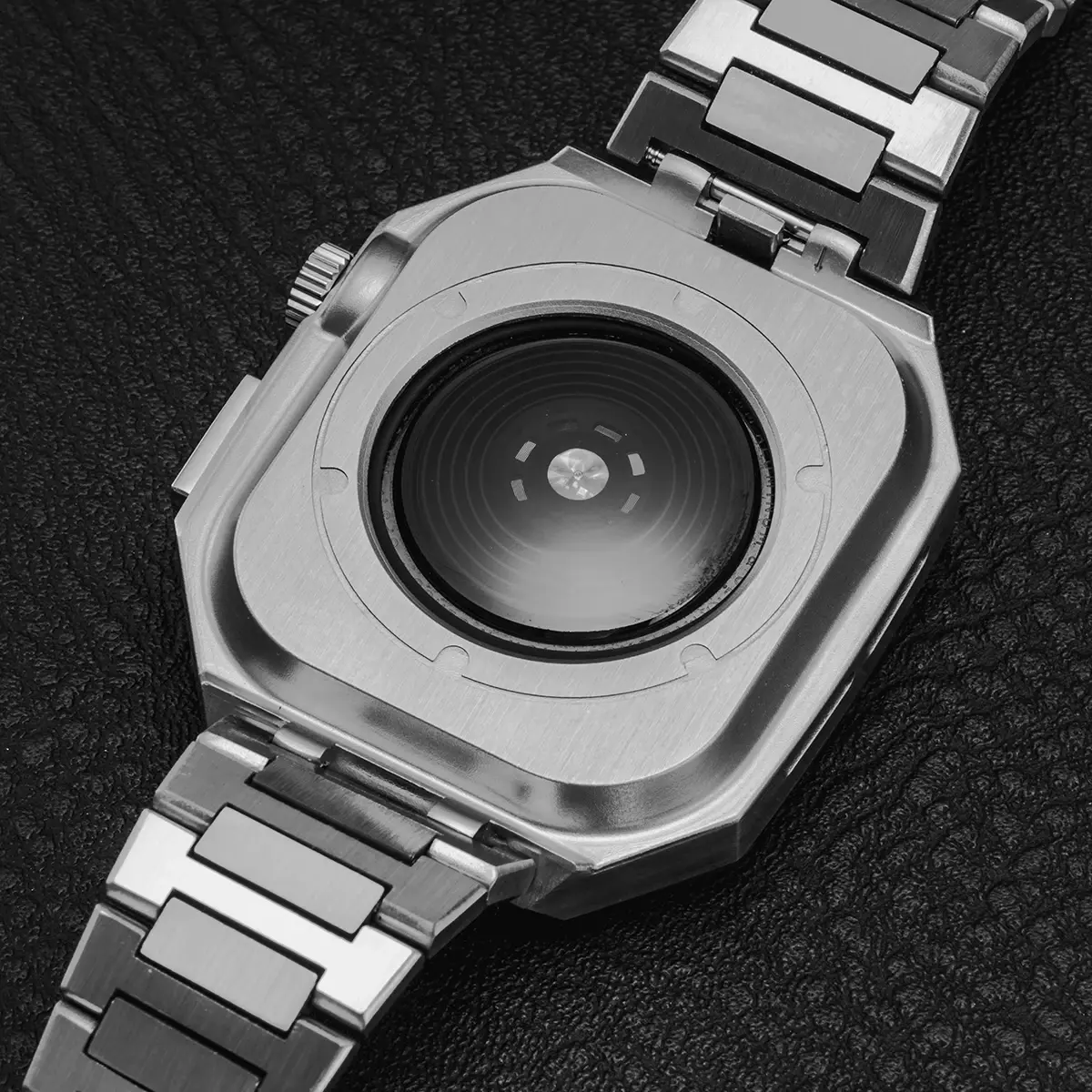 Luxury Metal Modification Kit Case Band for Apple Watch Series 10 46mm Stainless Steel Bezel Mod Cover Strap for iWatch S10 46MM