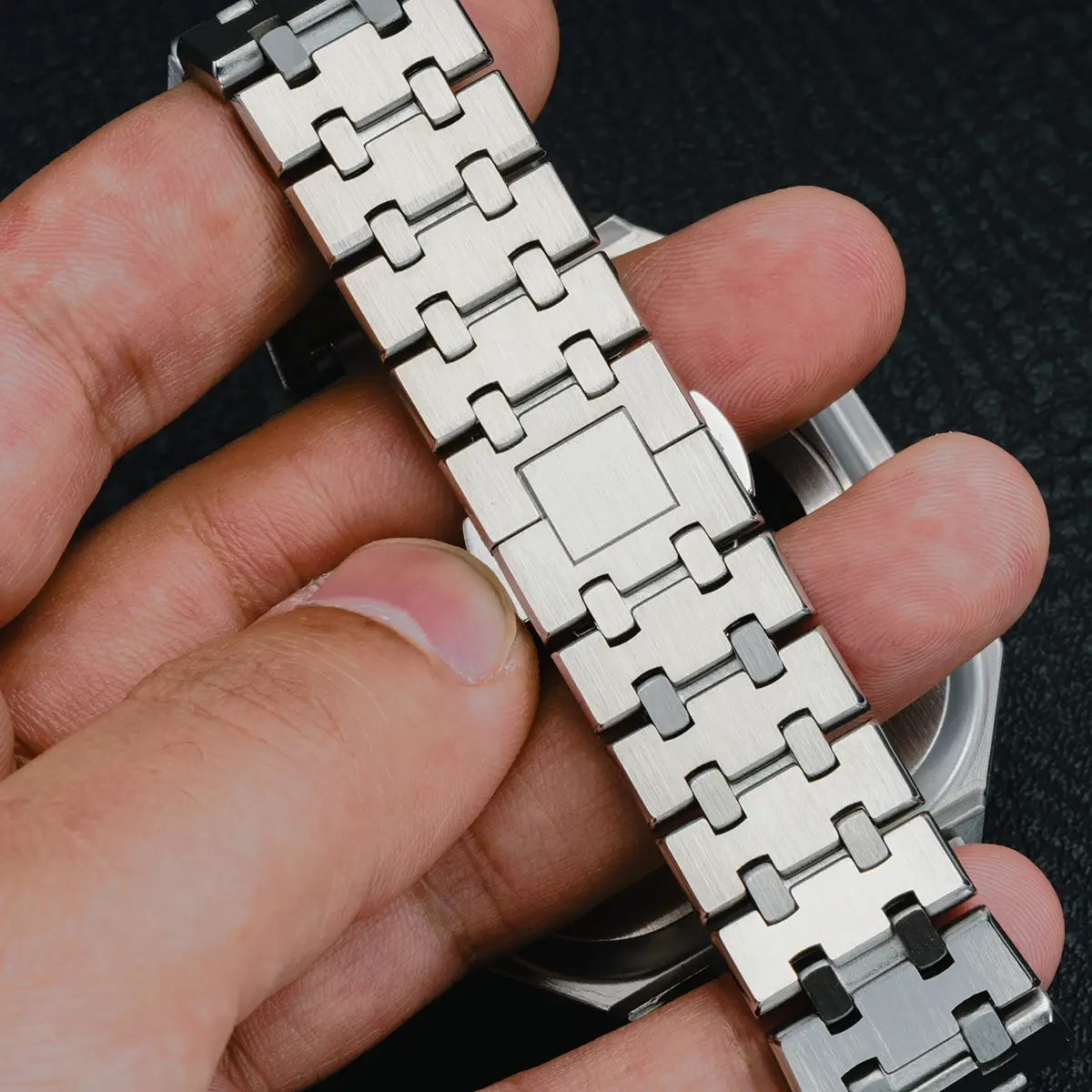 Luxury Metal Modification Kit Case Band for Apple Watch Series 10 46mm Stainless Steel Bezel Mod Cover Strap for iWatch S10 46MM