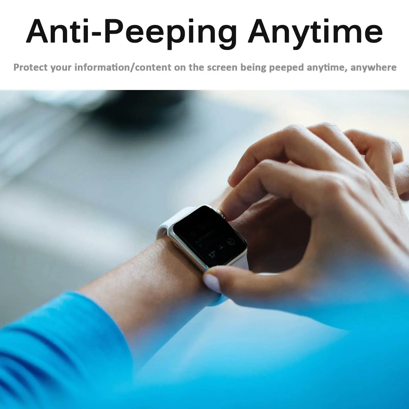 Anti Glare Peeping Screen Protetive Film Glass for Apple Watch Ultra 49mm 45mm 41mm HD Iwatch Series 8 7 6 SE 5 4 38 40mm 44mm