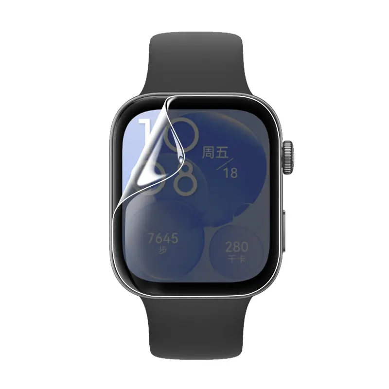 1-5PCS Screen Protector For Huawei Watch Fit 3 Anti Scratch Clear TPU Hydrogel Film for Huawei Fit3 Watch Accessories