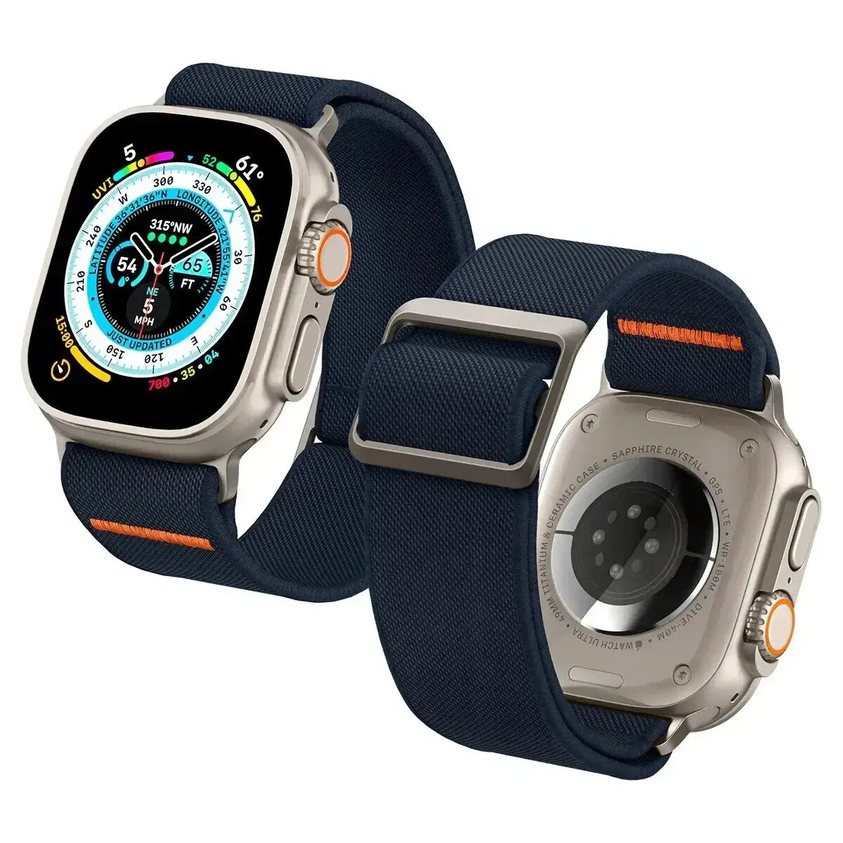 Nylon Strap For Apple Watch Band 9 8 7 SE 6 5 4 Ultra 49MM 40MM 44MM 45MM 41MM Accessorie bracelet for iWatch serie 3 38MM 42MM