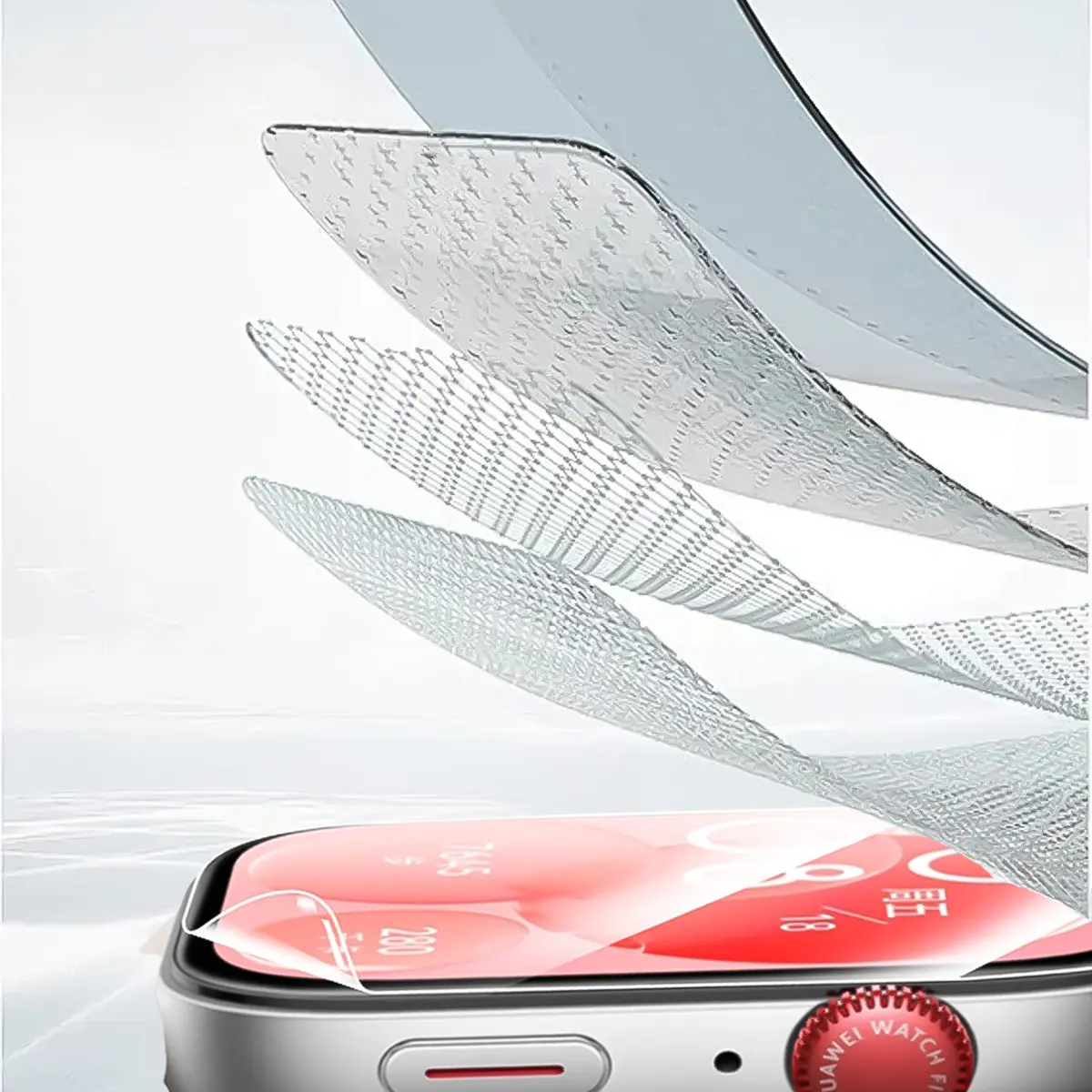 1-5PCS Screen Protector For Huawei Watch Fit 3 Anti Scratch Clear TPU Hydrogel Film for Huawei Fit3 Watch Accessories