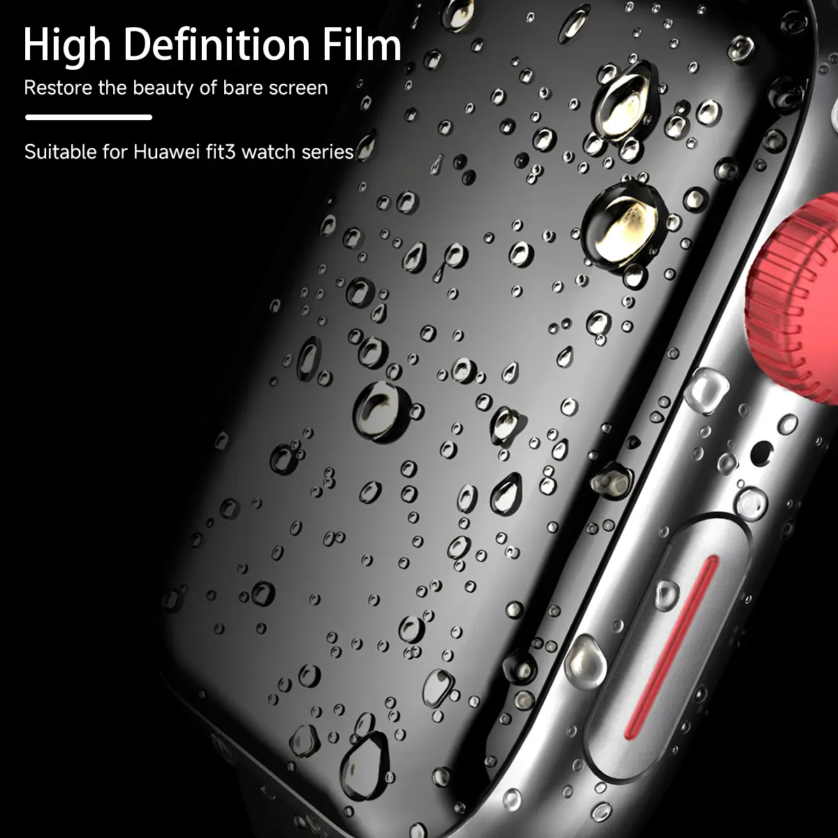 1-5PCS Screen Protector For Huawei Watch Fit 3 Anti Scratch Clear TPU Hydrogel Film for Huawei Fit3 Watch Accessories
