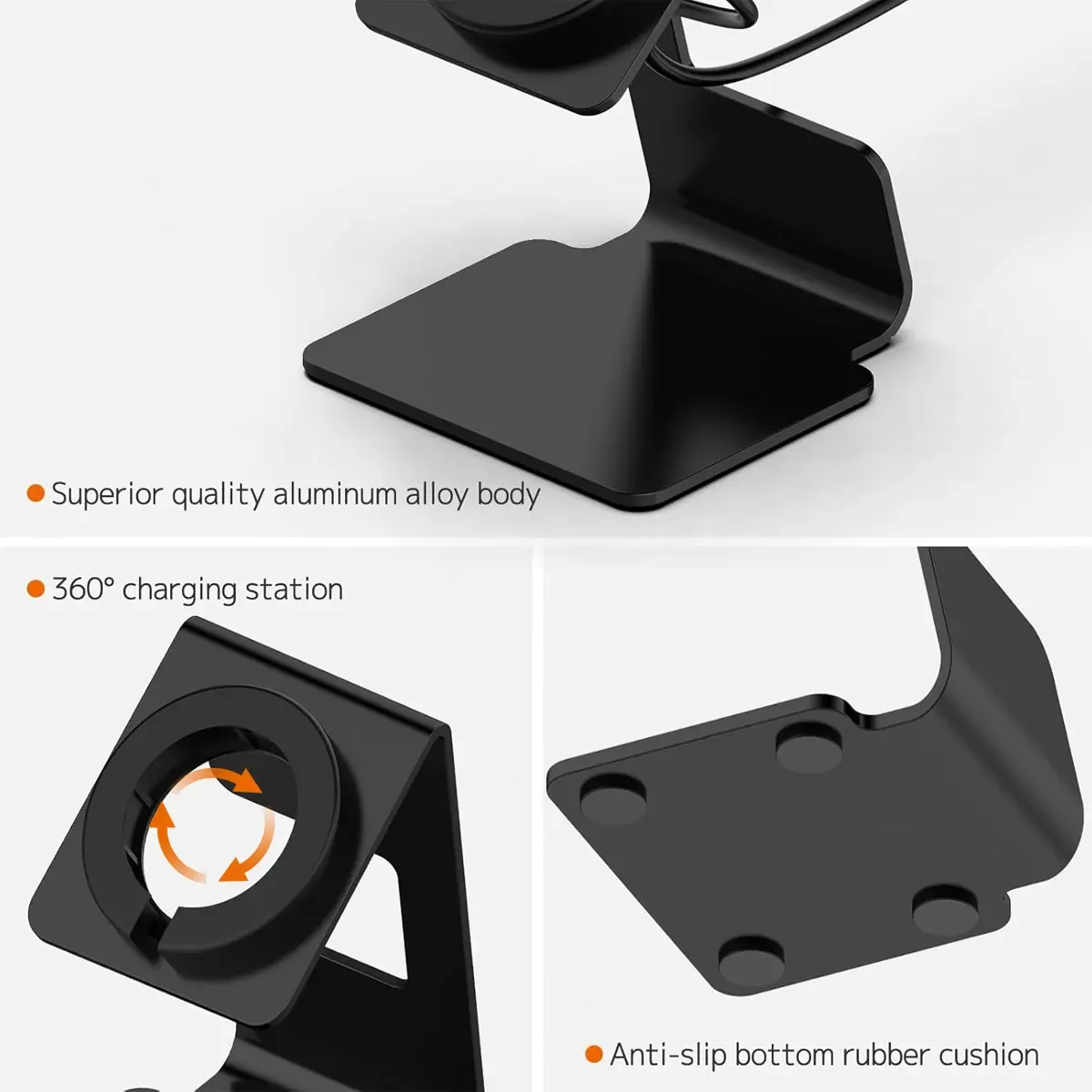 Charger Stand Holder For Galaxy Watch 7/FE/6 Classic/Watch 5/5 Pro Bracket Charging Cradle Stand Charger Dock Station