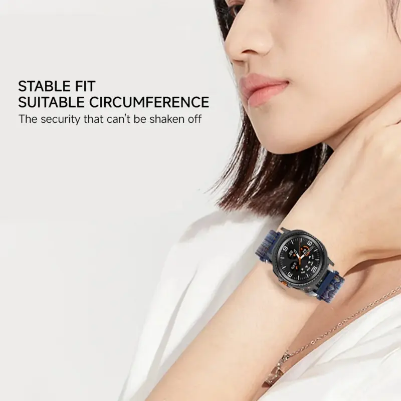 Nylon Strap for Samsung Galaxy Watch 7 Ultra 2025/8 Classic/8 40mm 44mm for Galaxy Watch 7 Ultra Breathable Bracelet Accessories