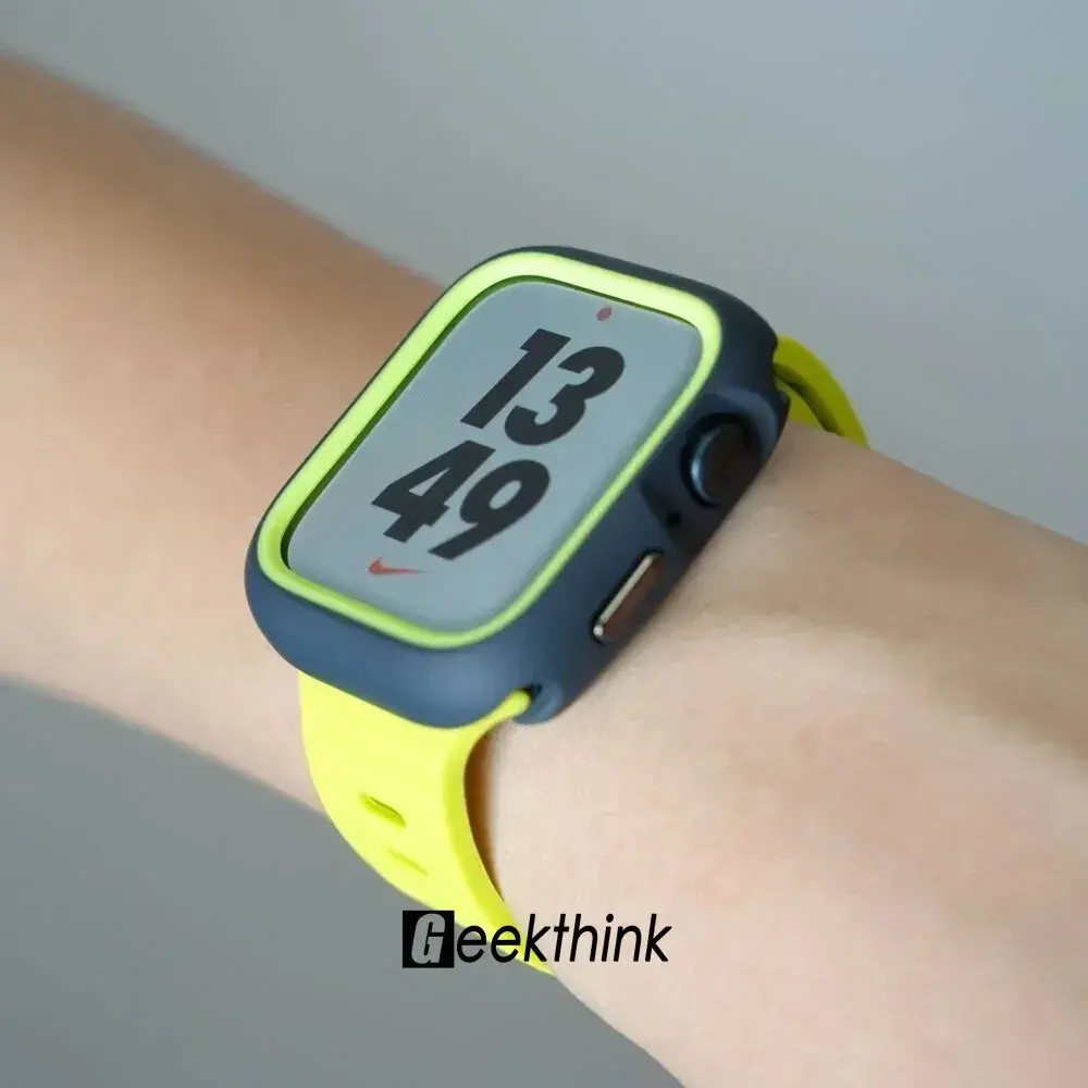 TPU Case+Silicone Strap for Apple Watch Band Ultra 49mm Sport Band for Iwatch Series10 9 8 7 6 SE 5 4 46mm 45mm 44mm 41 40 42mm