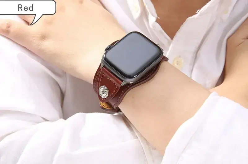 PU Leather Strap for Apple Watch 44mm 40mm 45mm 41mm 42 38 49 Bracelet Strap for iWatch Series Ultra 9 8 7 6 5 3 2 1 SE Strap