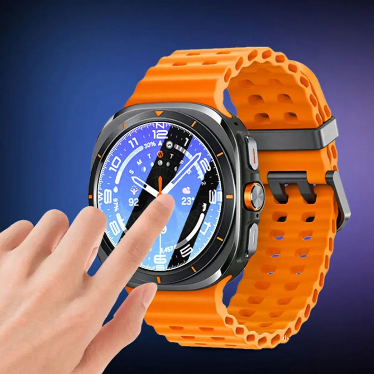 Tempered Glass HD for Samsung Galaxy Watch 7 6 40mm 44mm Clean Room Convenient Film Sticking Tool 7Ultra 47mm 6Classic 43mm 47mm