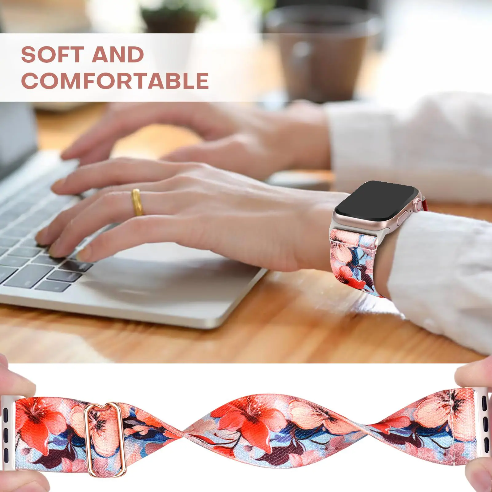Braided Solo Loop Strap For Apple watch Ultra 2 Band 49mm 44mm 40mm 45mm 41mm 42mm 38mm bracelet iWatch series 9 8 7 6 se 3