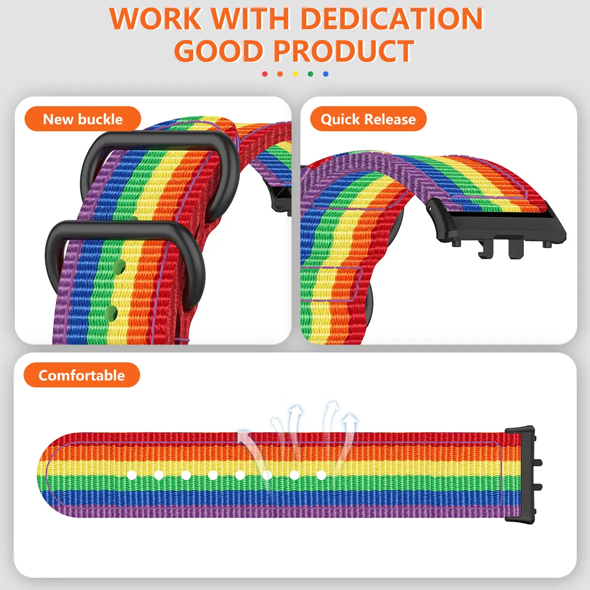 Nylon Loop Strap for Samsung Galaxy Fit 3 Adjustable Elastic Bracelet Watchband for Samsung Galaxy Fit3 Canvas Band Accessories