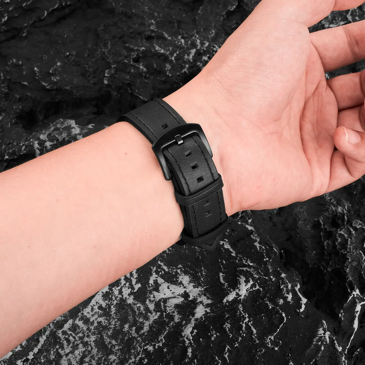 Leather Band For fitbit versa 4 band fitbit versa 3 2 Lite Men Watch Bracelet Strap For Fitbit Sense / Sense 2 Replacement Loop