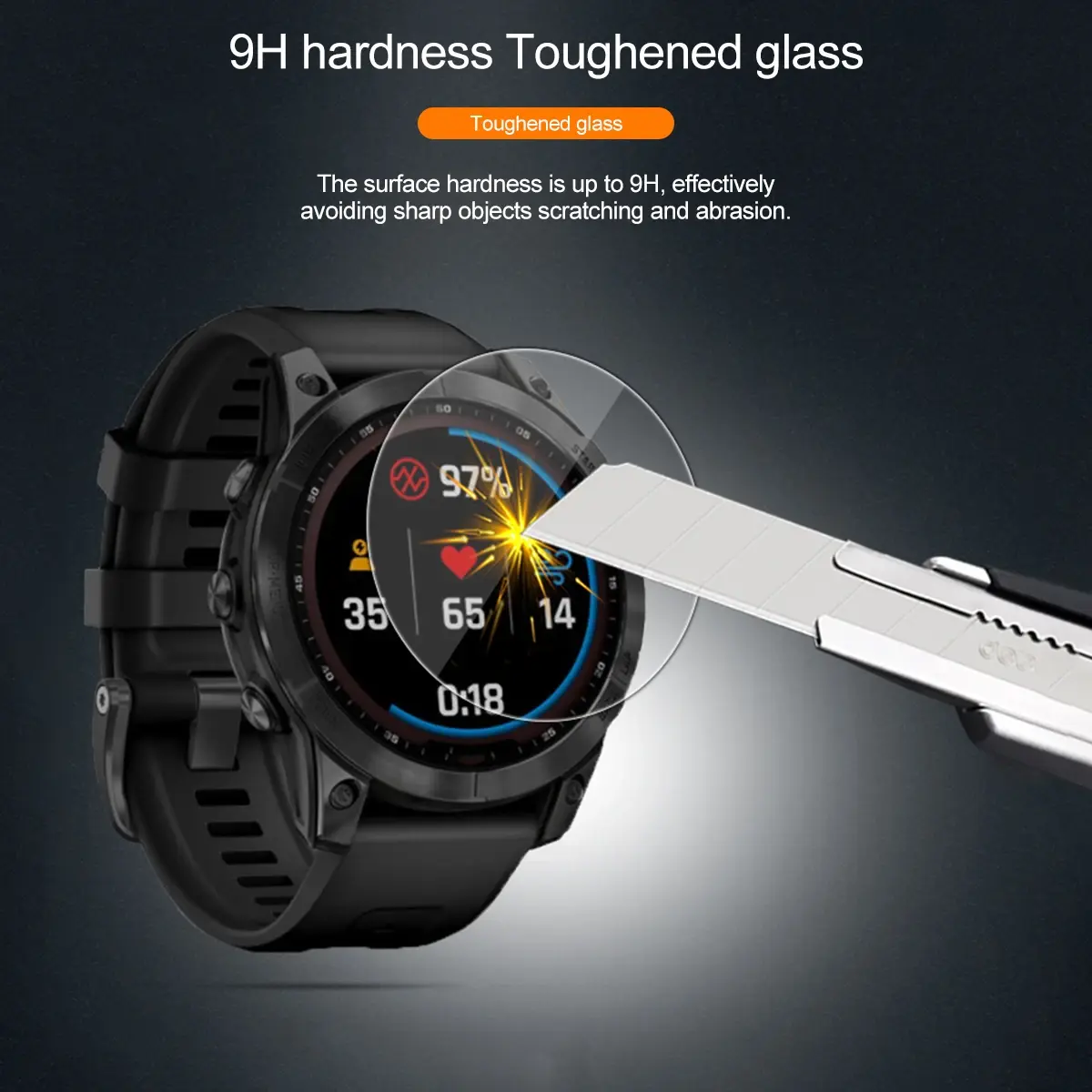 2-in-1 Silicone Case + Tempered Glass for Garmin Fenix 7 7S 7X 6 6S 6X Pro 5 5S Smart Watch Protective Cover & Screen Protector