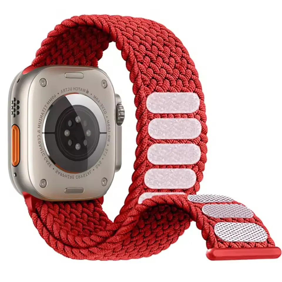 Braided Solo Loop strap For Apple watch ultra 49mm 46mm 45mm 44mm 40mm 42mm correa bracelet iWatch series 10 9 8 7 SE 6 5 strap