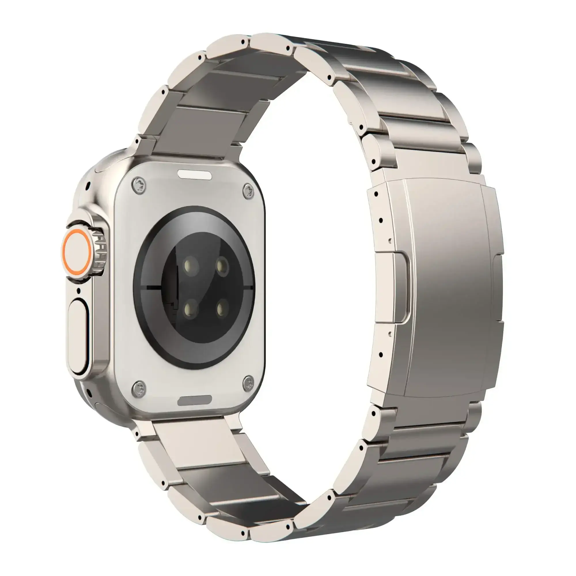 Business Titanium Strap For Apple Watch Ultra 2 49MM Metal Bracelet 44MM 45MM For IWatch Series 8 9 7 6 5 4 3 SE 44MM 40MM Band