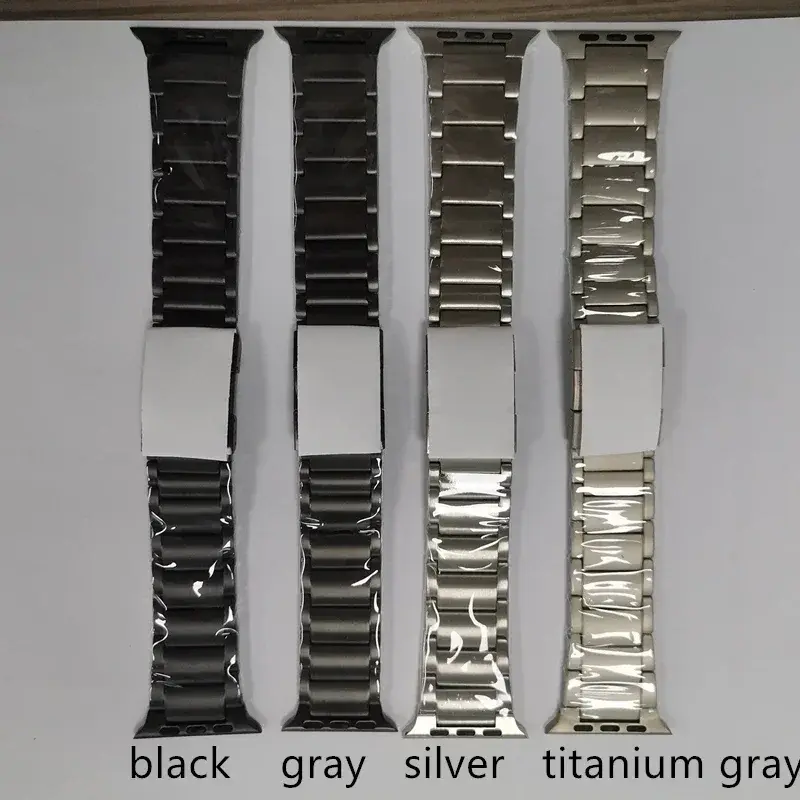 Business Titanium Strap For Apple Watch Ultra 2 49MM Metal Bracelet 44MM 45MM For IWatch Series 8 9 7 6 5 4 3 SE 44MM 40MM Band