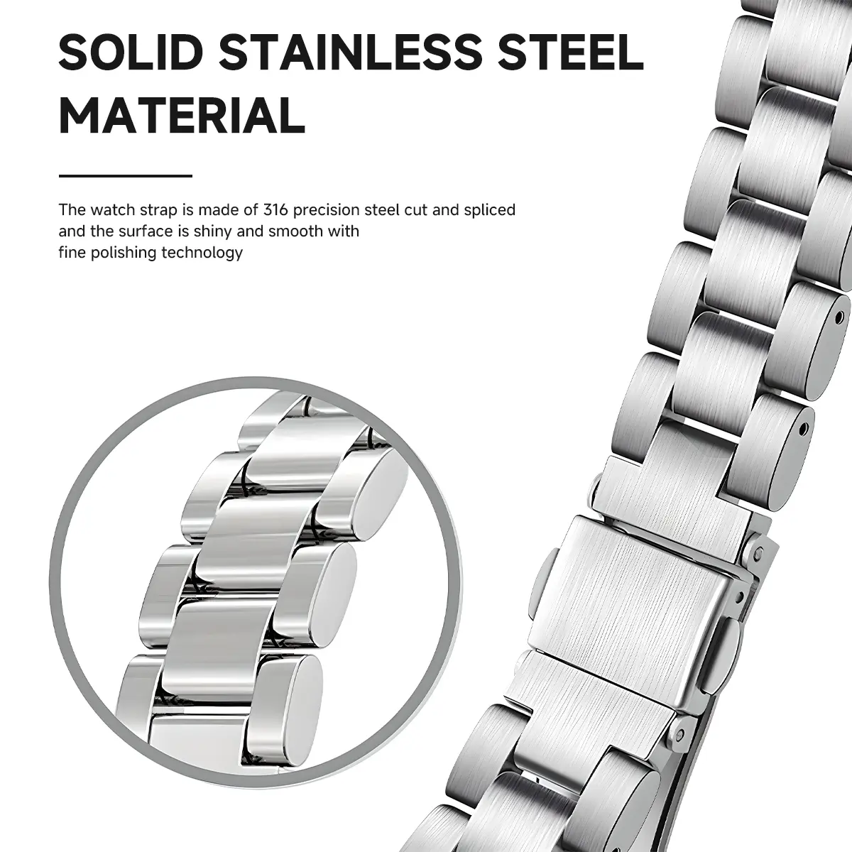 Metal Watch Bracelet Strap for Huawei Watch Fit 3 Smartwatch Stainless Steel Band for Huawei Watch Fit3 Metal Correa Wristband