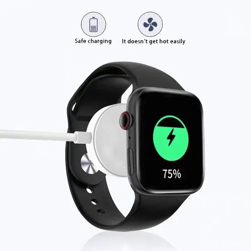 Magnetic Wireless USB A Fast Charger set for Apple Watch Ultra Series 10 9 8 7 6 SE Type C Cable Charger Stand Fast Charing