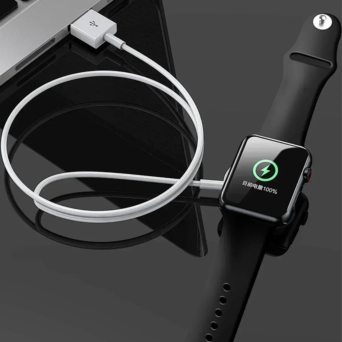 Magnetic Wireless USB A Fast Charger set for Apple Watch Ultra Series 10 9 8 7 6 SE Type C Cable Charger Stand Fast Charing