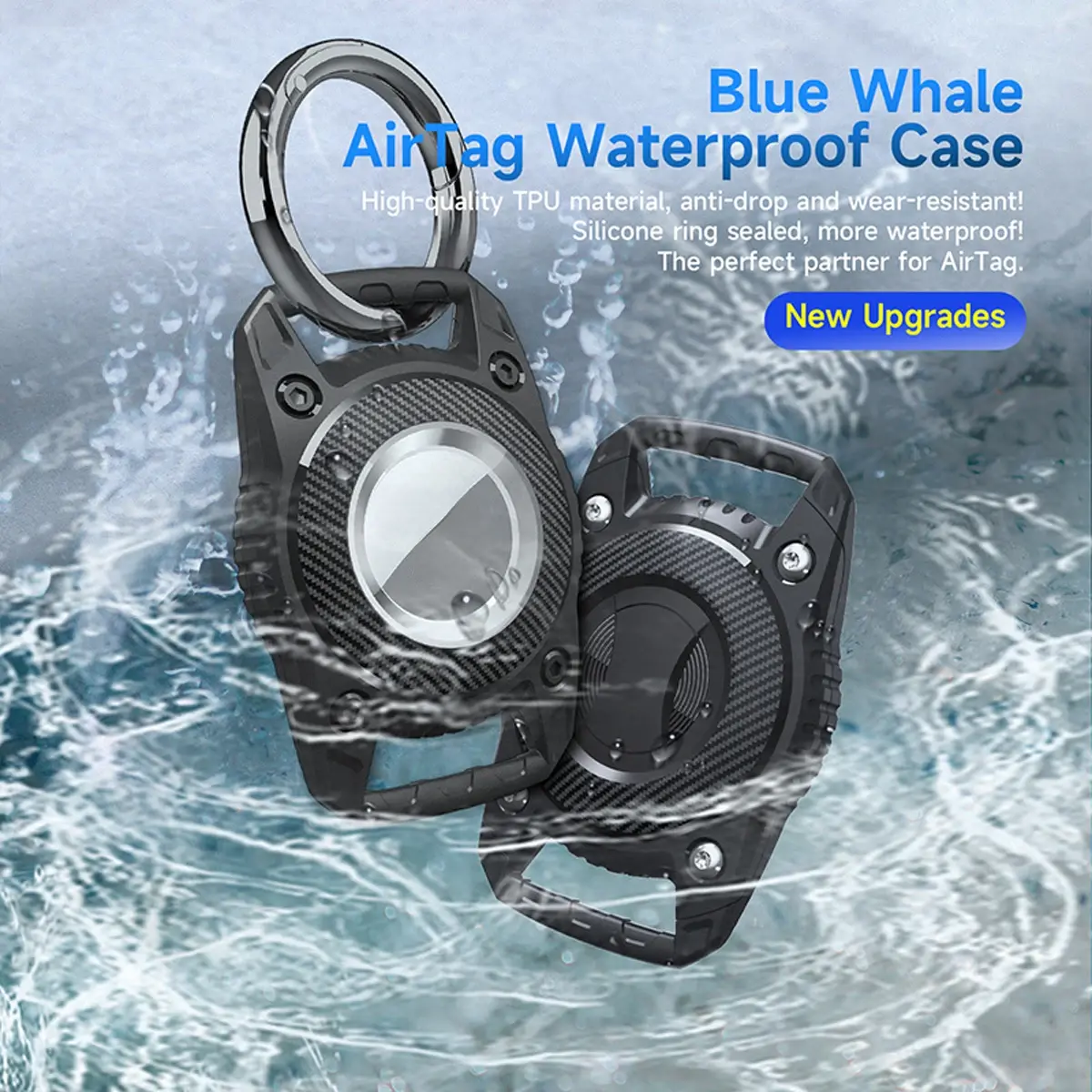 For Apple Case Dog Cat Collar GPS Finder IP67 Waterproof Protective Case For Apple Air Tag Anti-loss Device Tracker Holder
