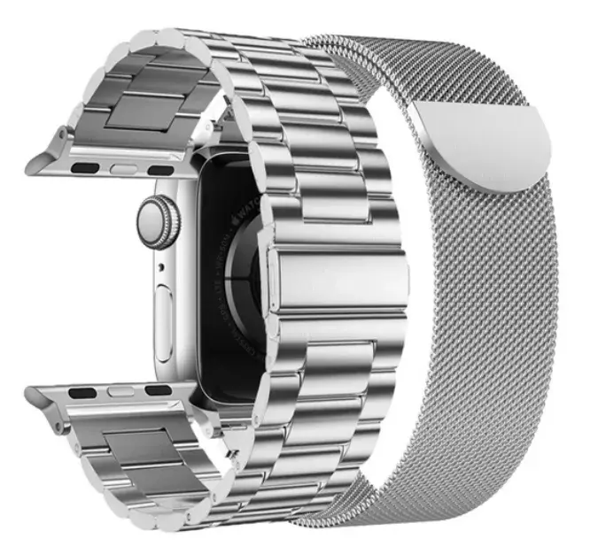 Stainless Steel Band For Apple Watch Ultra 2 49mm 45mm 41mm 40mm 44mm Metal Strap Bracelet iWatch series 9 8 7 6 5 SE