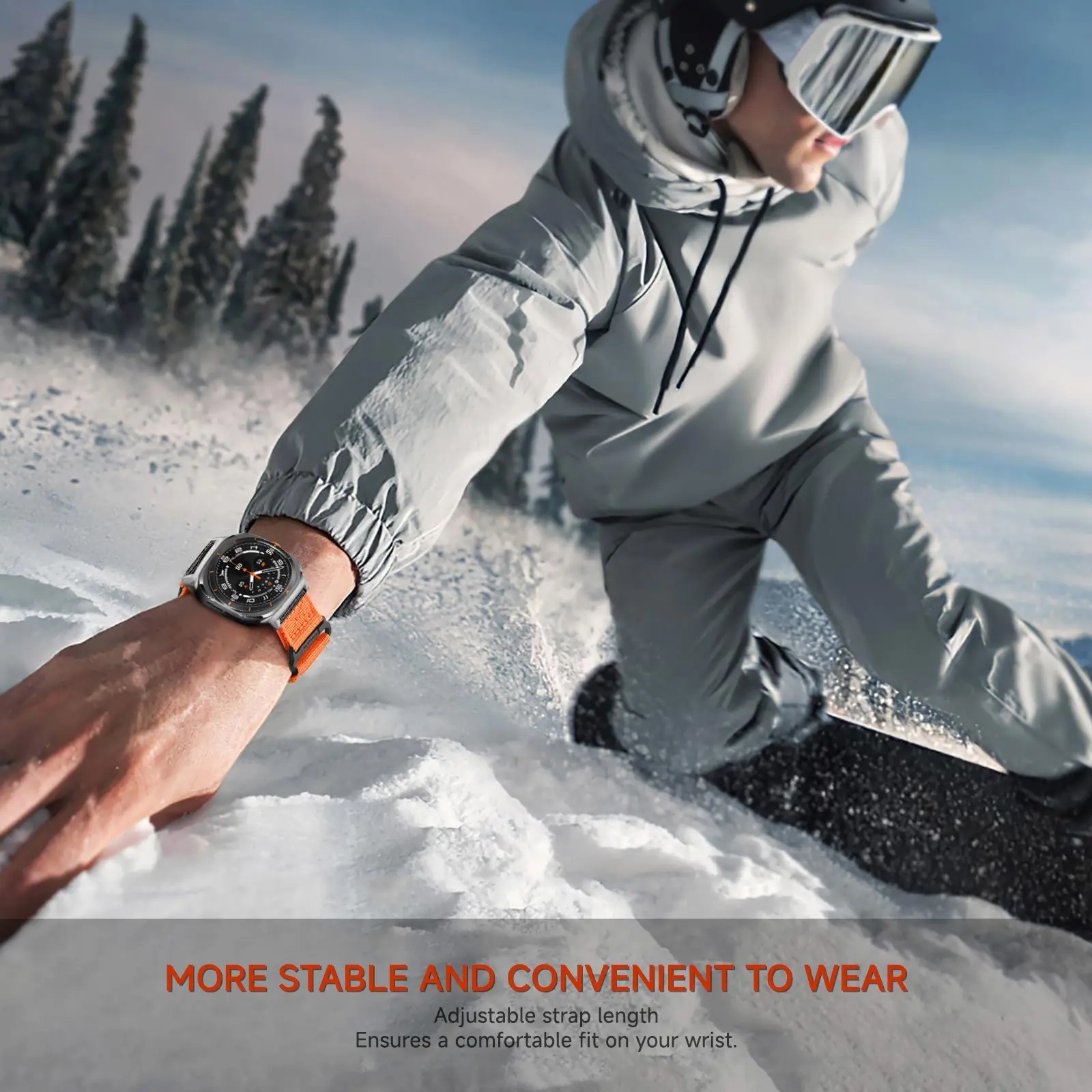 No Gaps Nylon Strap For Samsung Galaxy Watch 7 Ultra 47mm Quick Fit Band Sports Bracelet For Galaxy Watch Ultra 47mm Wristband