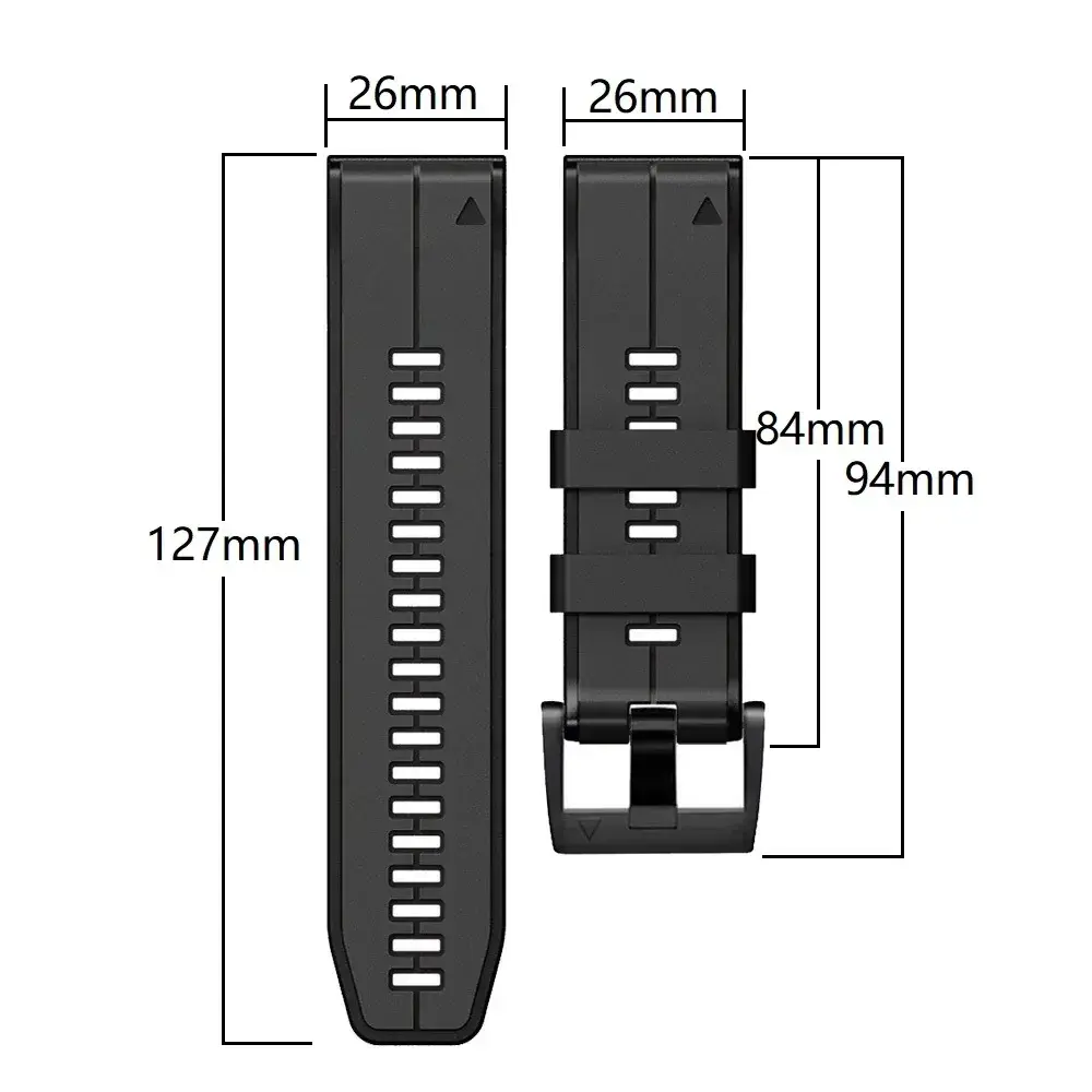 22/26mm Smart Watch For Garmin Epix Gen 2 Sport Silicone Strap For Fenix 7 7X 5 5X Plus 6 6X Pro 3HR Bracelet Quick Easyfit Band