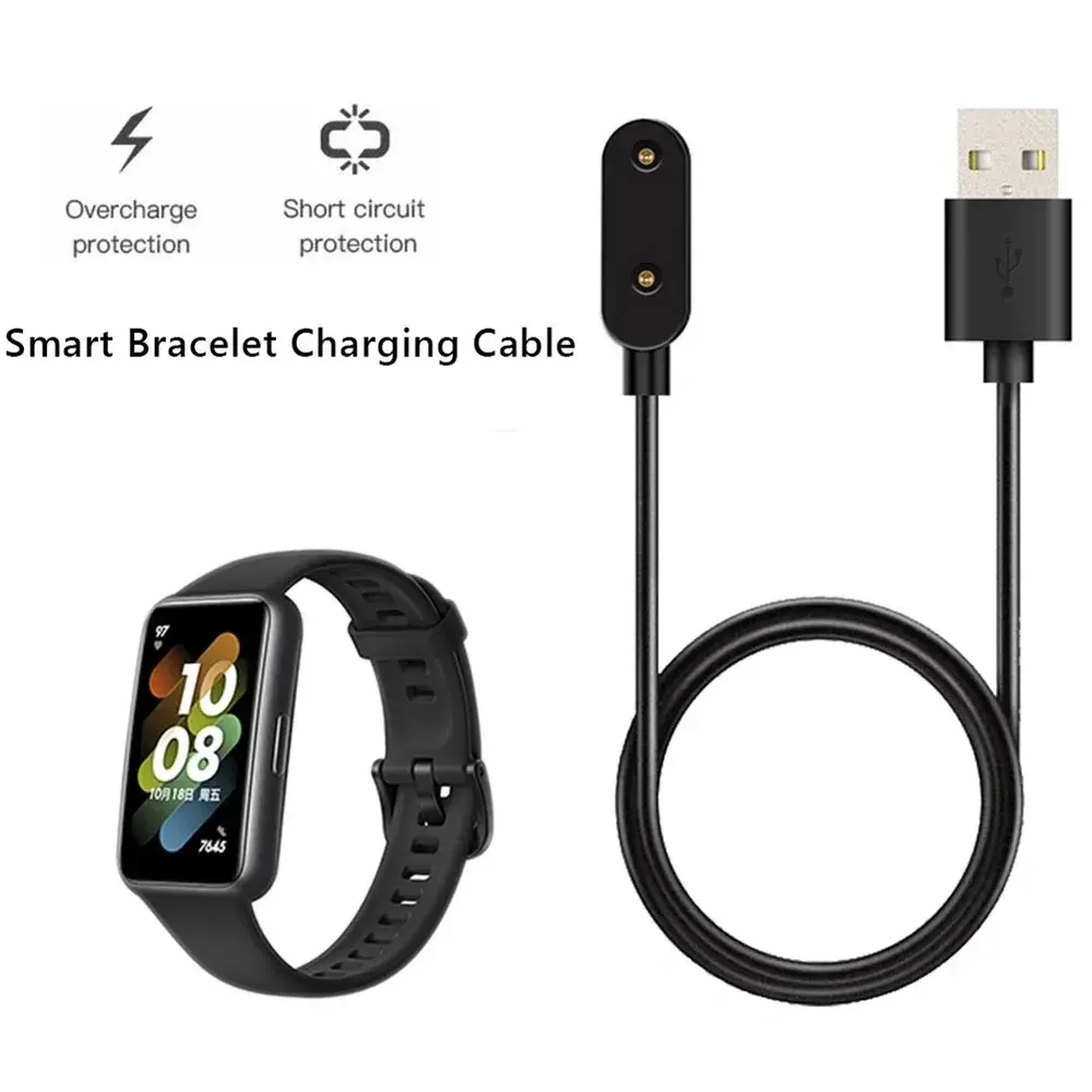 1M Magnetic USB Charger for Huawei Watch Fit/ Fit2/ Band9/8/7/6pro/ Honor Watch ES/Children Watch 4X Power Adapter Charger Cable