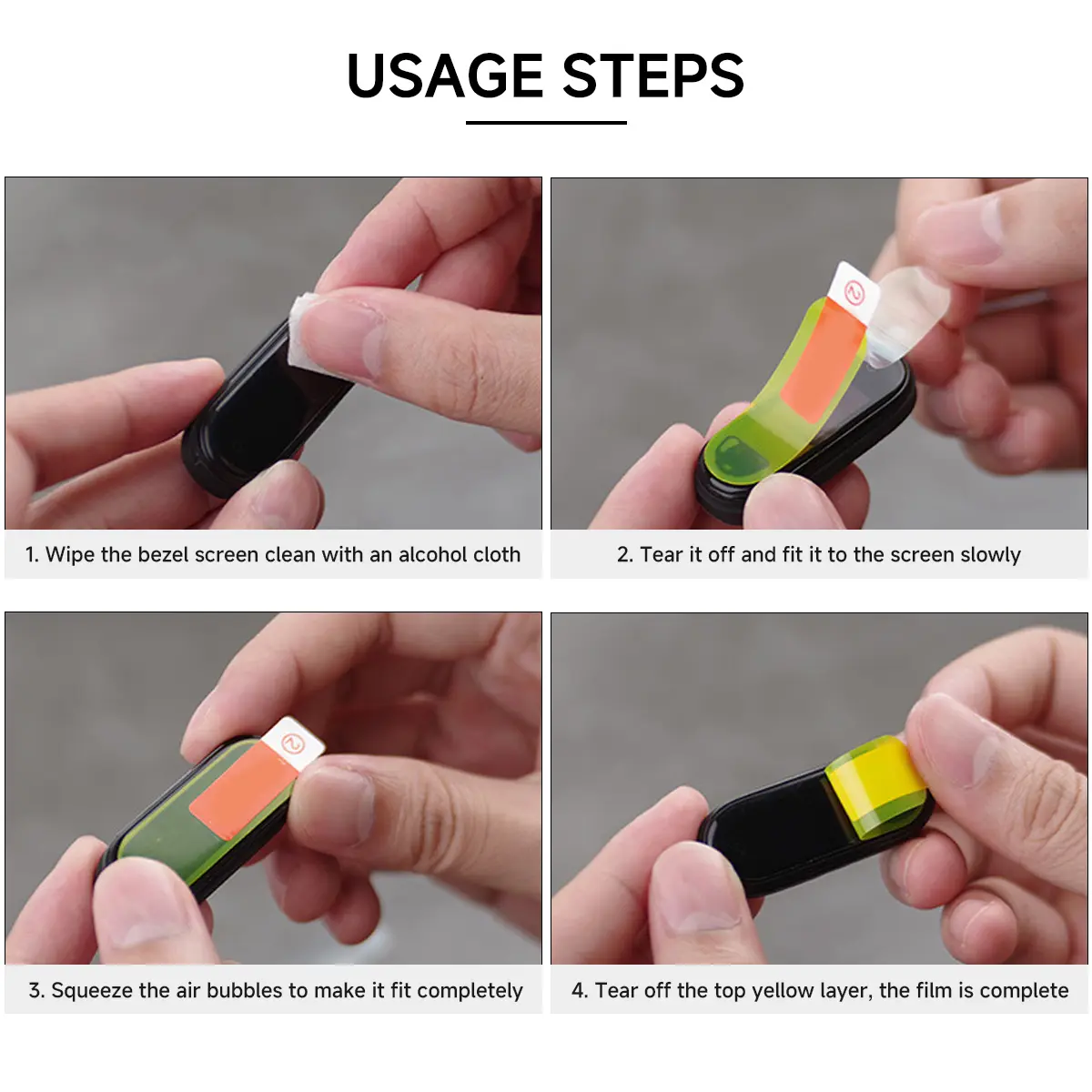 1/3/5PCS Soft Hydrogel Film For Xiaomi Mi Band 8 7 6 5  Protective Soft Film Xiaomi MiBand 8pro 7pro Smart Wristband Not Glass