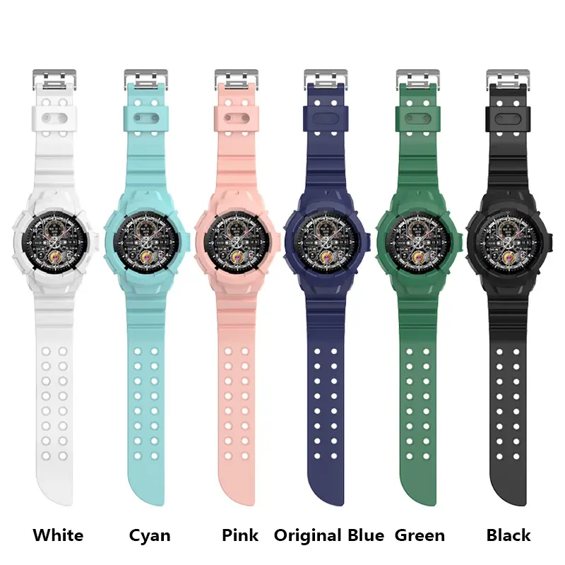Soft Fashion Cover For Samsung Galaxy Watch 5 40mm 44mm Silicone Protector Case Strap For Samsung Watch 5 Pro 45mm Bumper