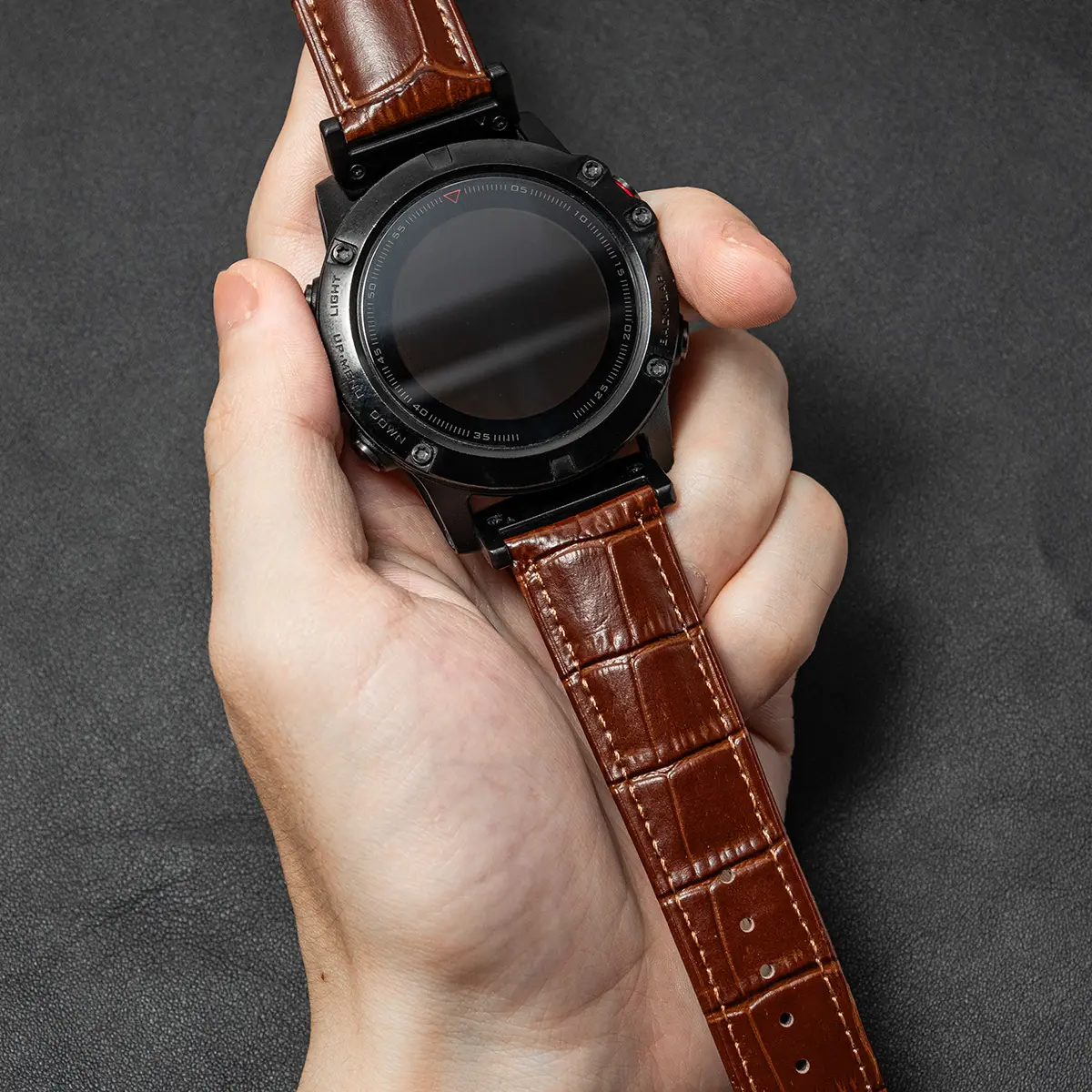 22 26mm Leather Strap For Garmin Watch Fenix 8 51mm 47 6 7 7X 6X Pro 5X Plus 3HR Quick Fit Bracelet Gen2/Enduro2 Smartwatch Band