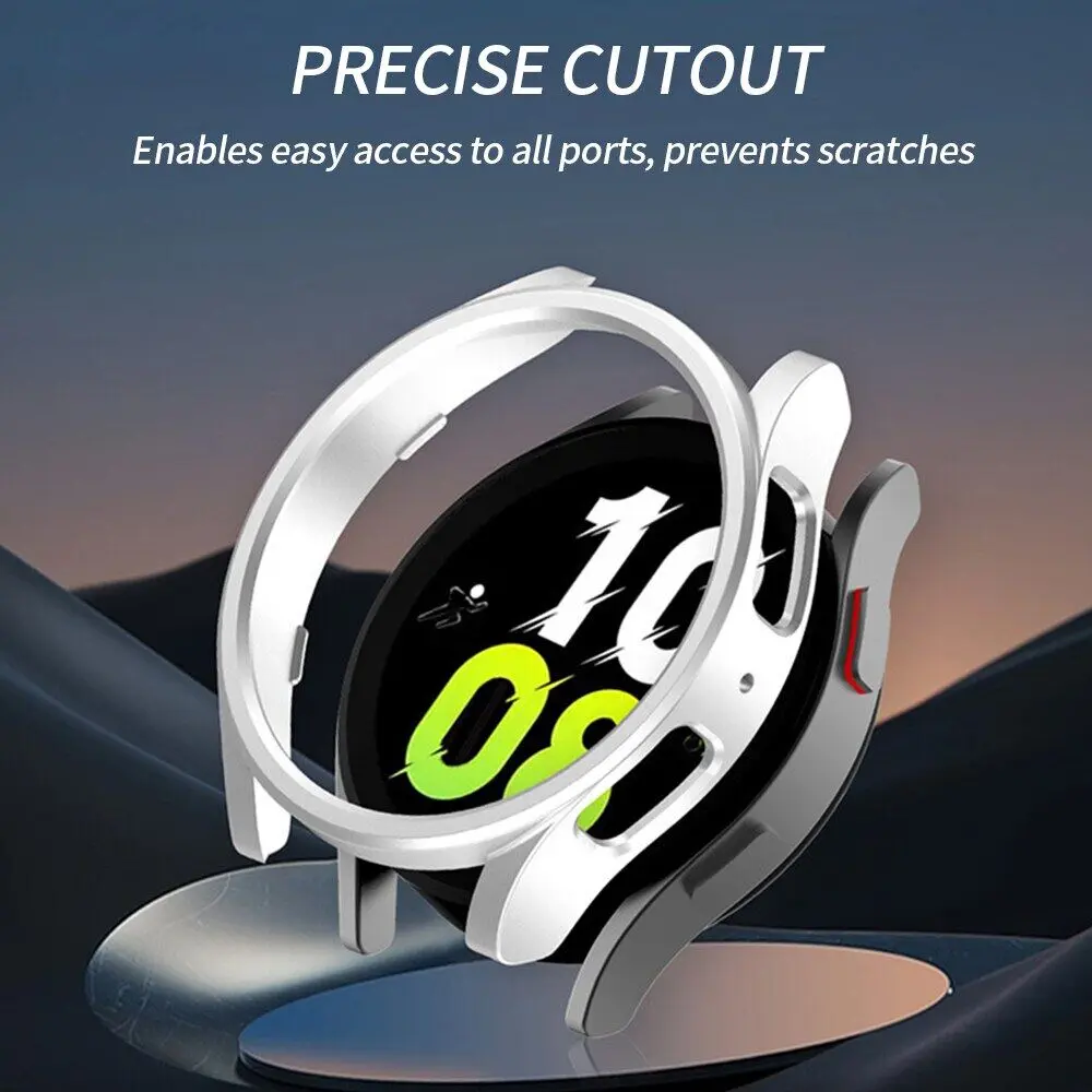 Case for Samsung Galaxy Watch 6 40mm 44mm PC Hard Hollow Frame Protective Bumper for Galaxy Watch 6 Classic 43mm 47mm Cover