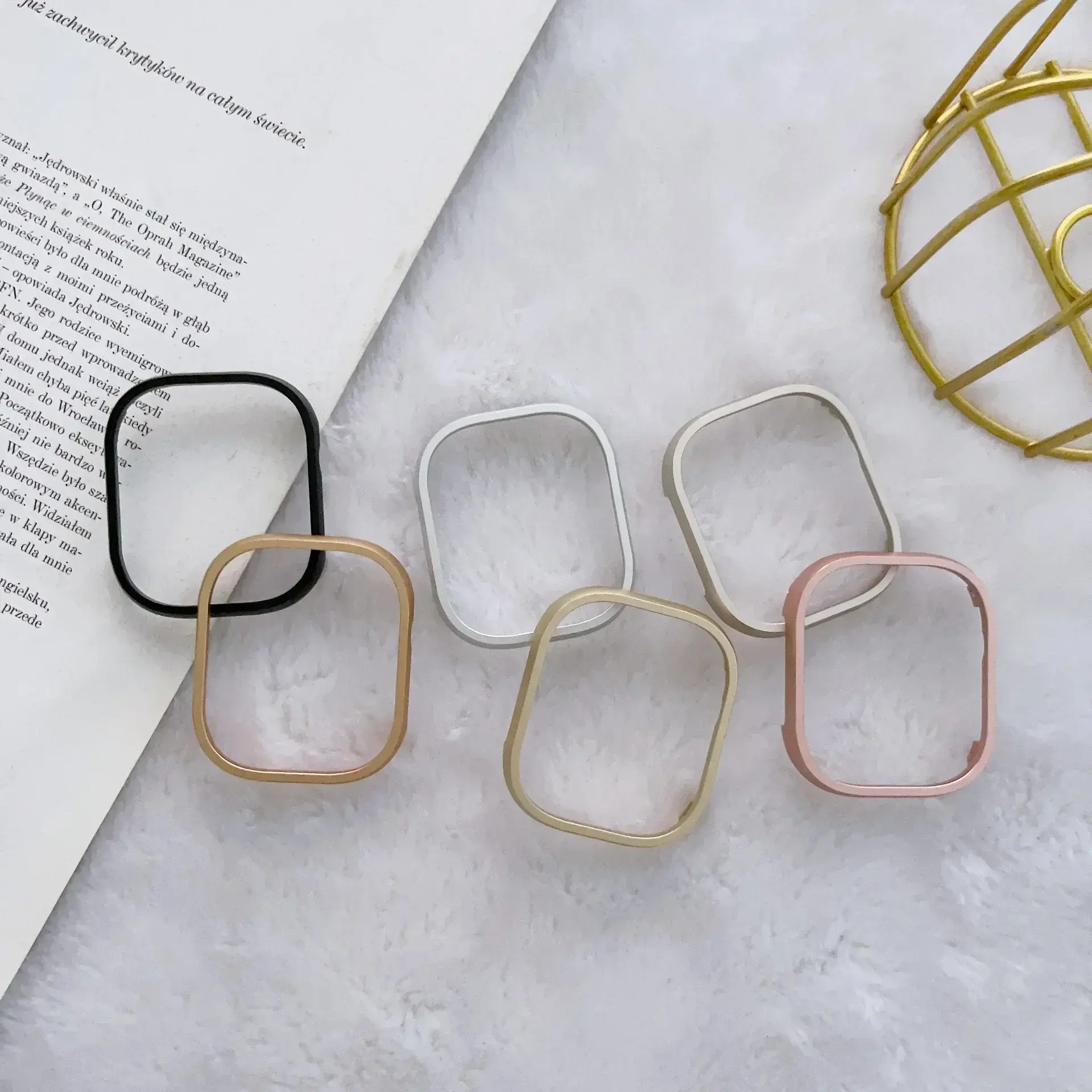 Metal Case for Apple Watch Ultra 2 Series 9 8 7 41mm 45mm Aluminium Alloy Bumper Cases for iWatch 6 SE 40mm 44mm Frame Cover