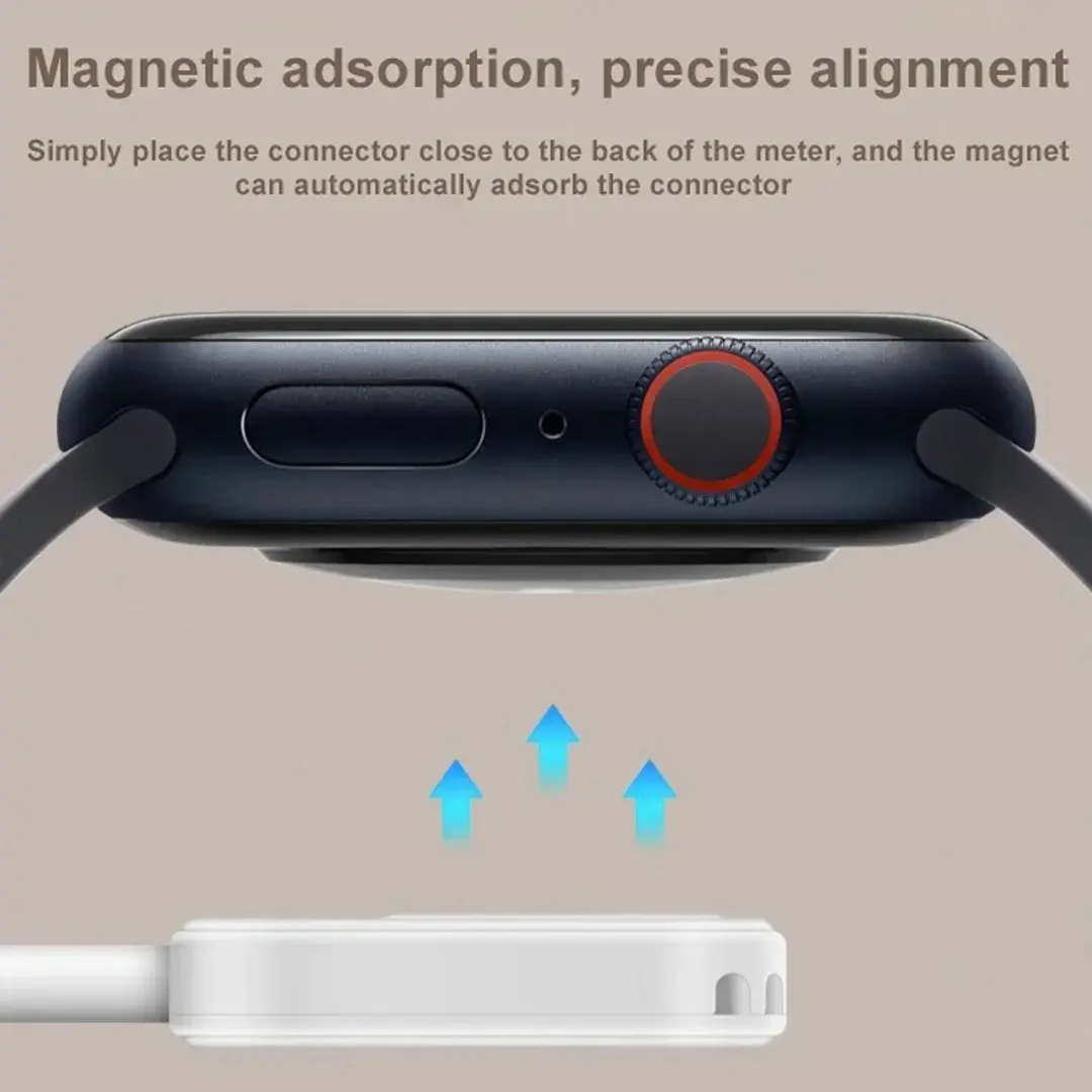 Magnetic Wireless Fast Charger for Apple Watch series 9 8 7 6 5 SE Type C For iPhone convert Charger for iWatch Series 6 5 3 2 1