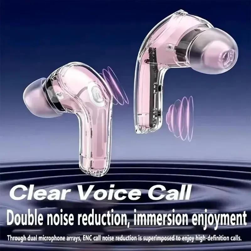 Pro T8 TWS Wireless Earphone Bluetooth 5.3 Headphones Sport Gaming Headsets Noise Reduction Earbuds Bass Touch Control for Phone