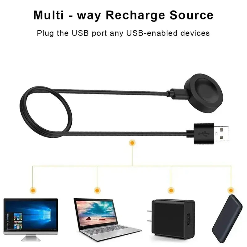 USB Charger Cable for Huawei Watch GT 4/3/Ultimate/GT2 Pro/GT3 SE/Cyber/Runner & 42mm/43mm/46mm Models - Power Adapter
